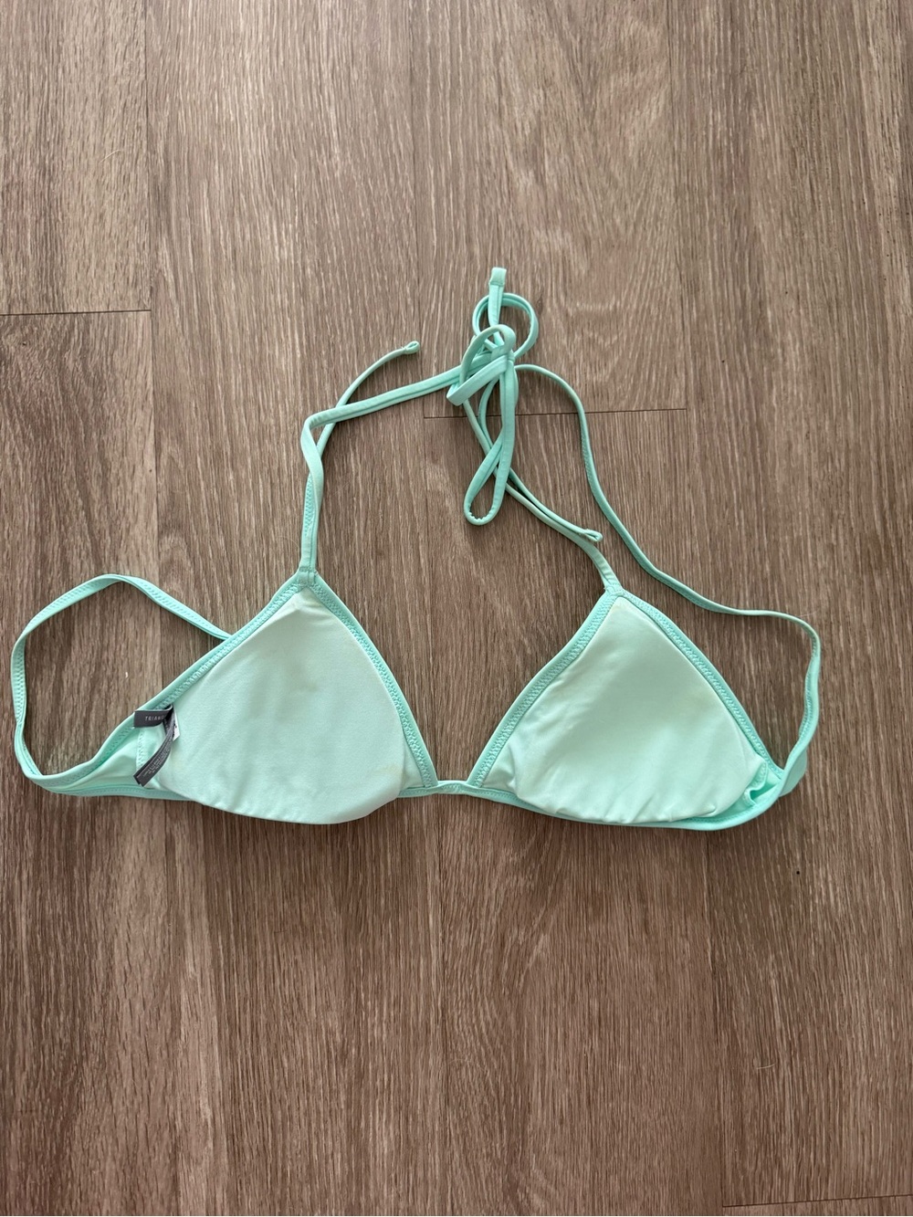triangl swimwear Mint Triangle Halter Bikini Top - Picture 2 of 3